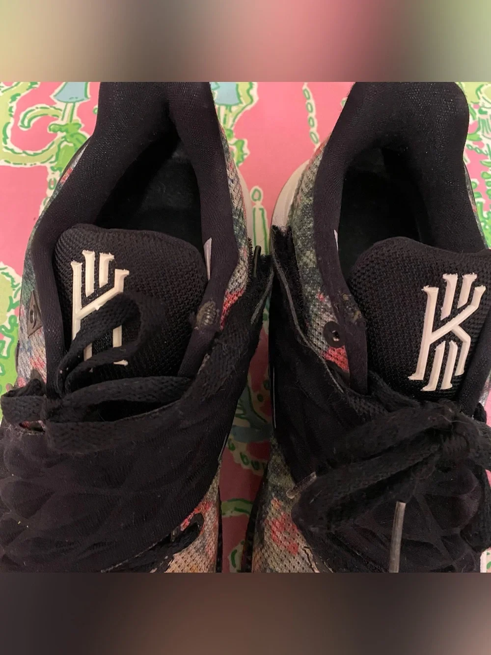 Nike kyrie Low Floral shoes size 8_2